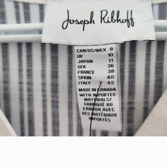 Joseph Ribkoff Striped Dress - Picture 2 of 8